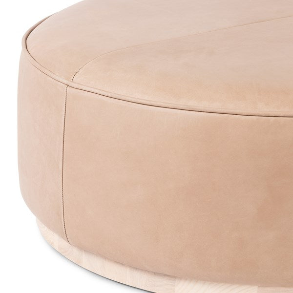Selma Large Round Ottoman