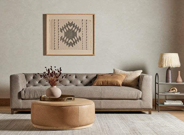 Selma Large Round Ottoman
