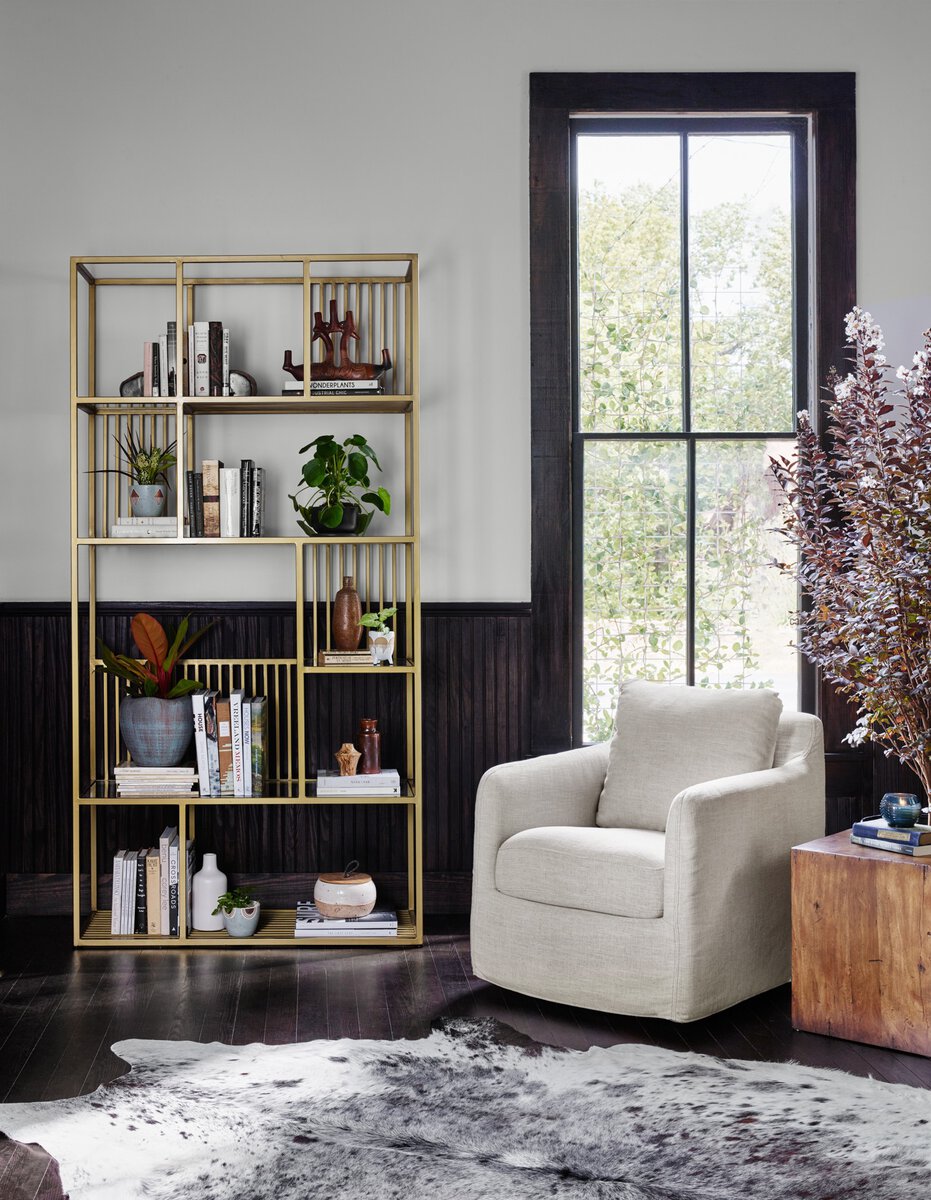 Barnett Slipcover Swivel Chair