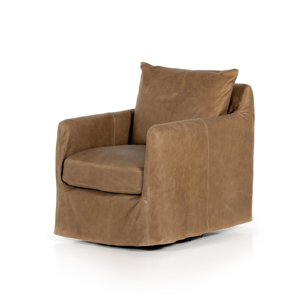 Barnett Slipcover Swivel Chair