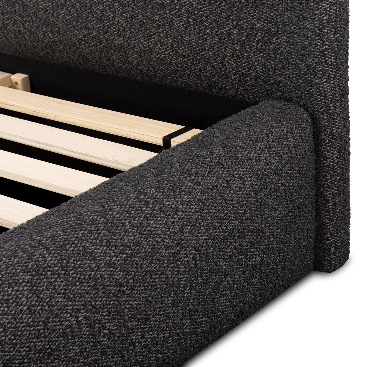 Quinton Bed, Charcoal