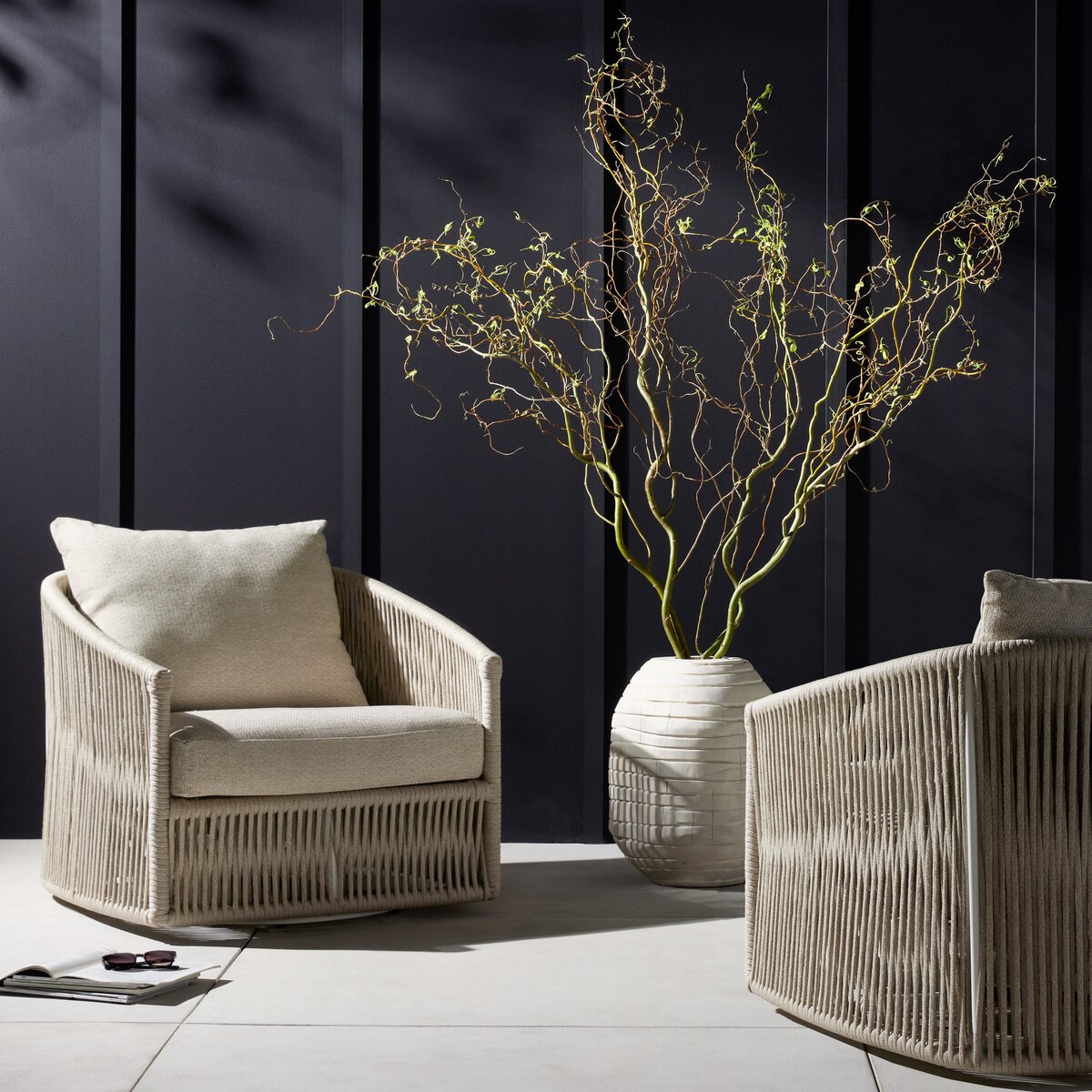Porter Outdoor Swivel Chair