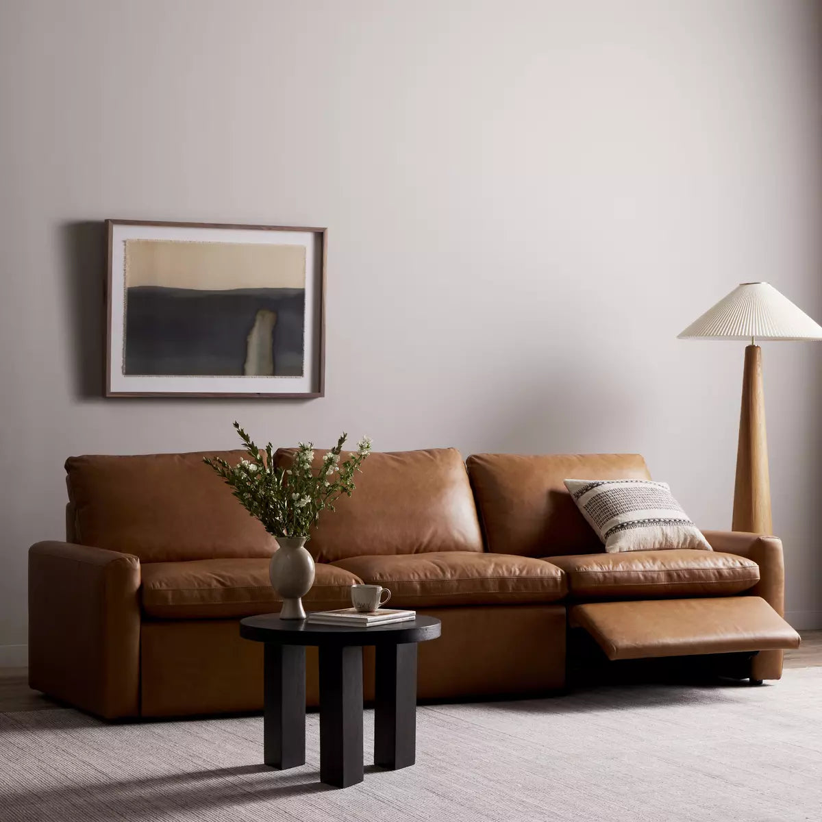 Tony Power Reclining Sofa Butterscotch