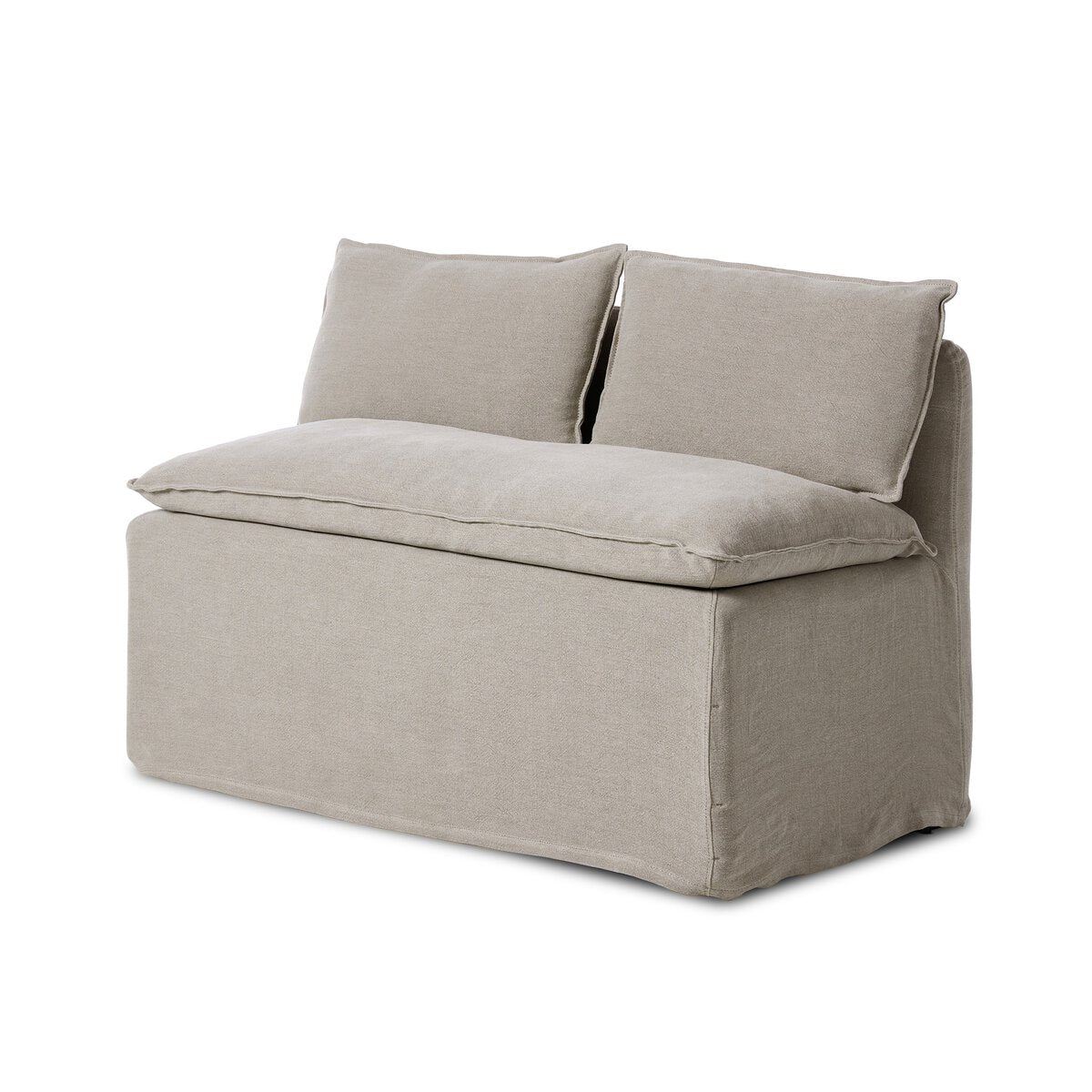Andi Slipcover Dining Bench