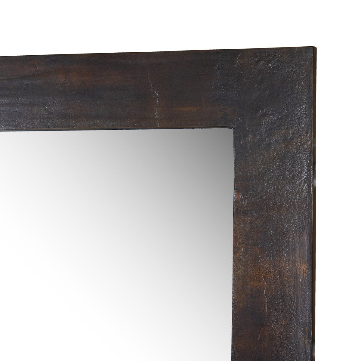Easton Floor Mirror, Antique Rust