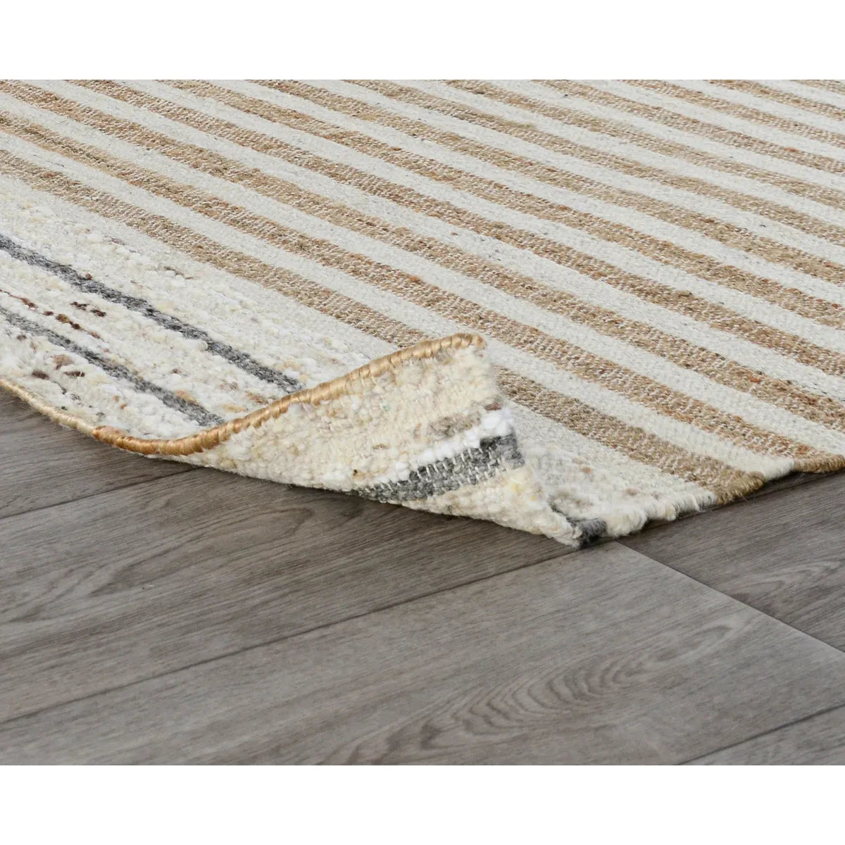 9x12 Pego Stripe Natural Multi Rug