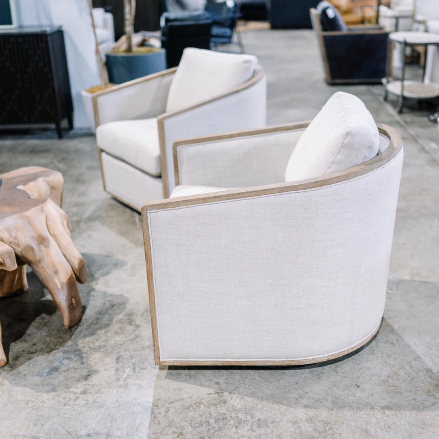 Lindsey Swivel Chair, KW Sand