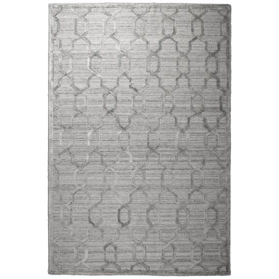 8.3x11.4 Cord Rug, Silver