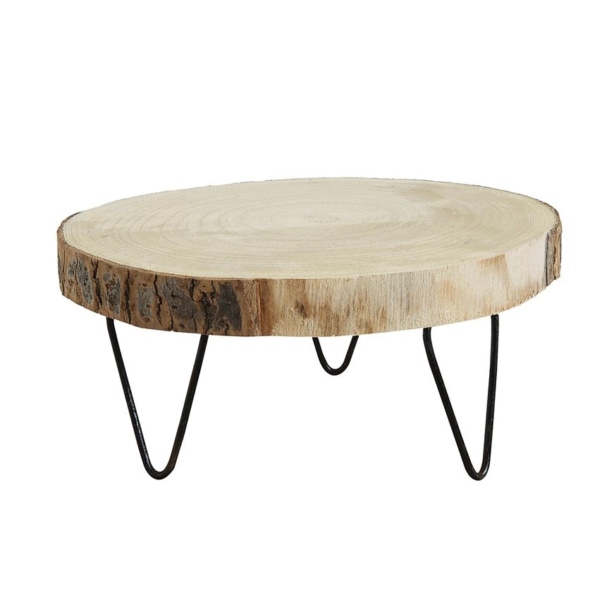 9" Wood Pedestal