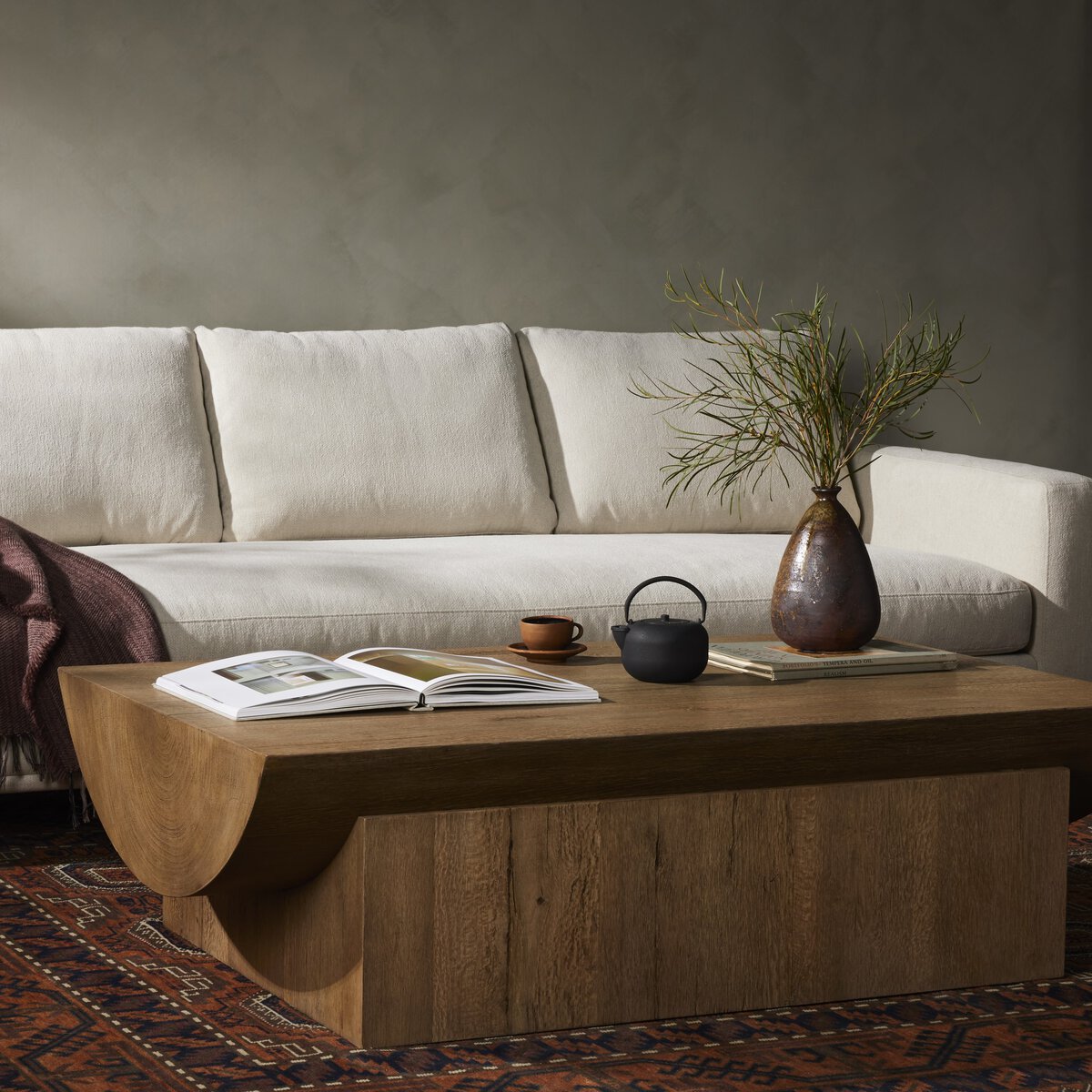 Elbert Coffee Table, Oak