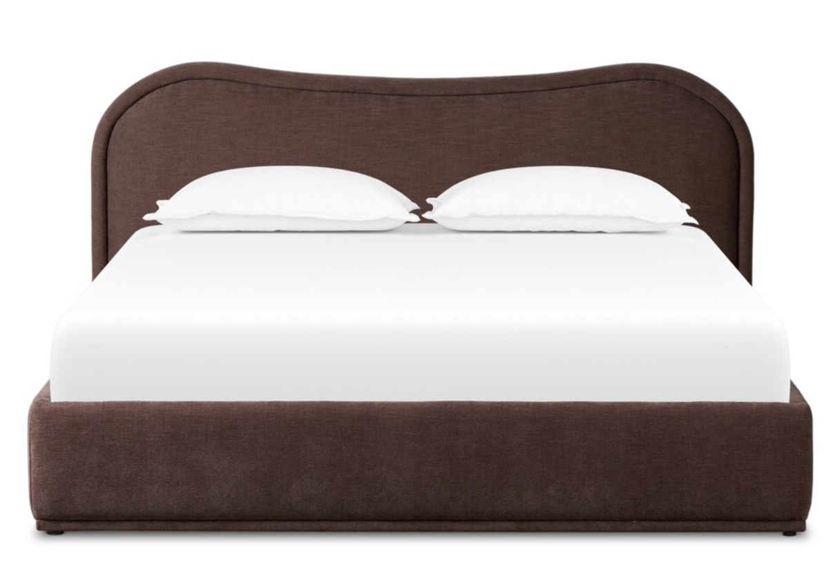Julia Queen Bed, Plum
