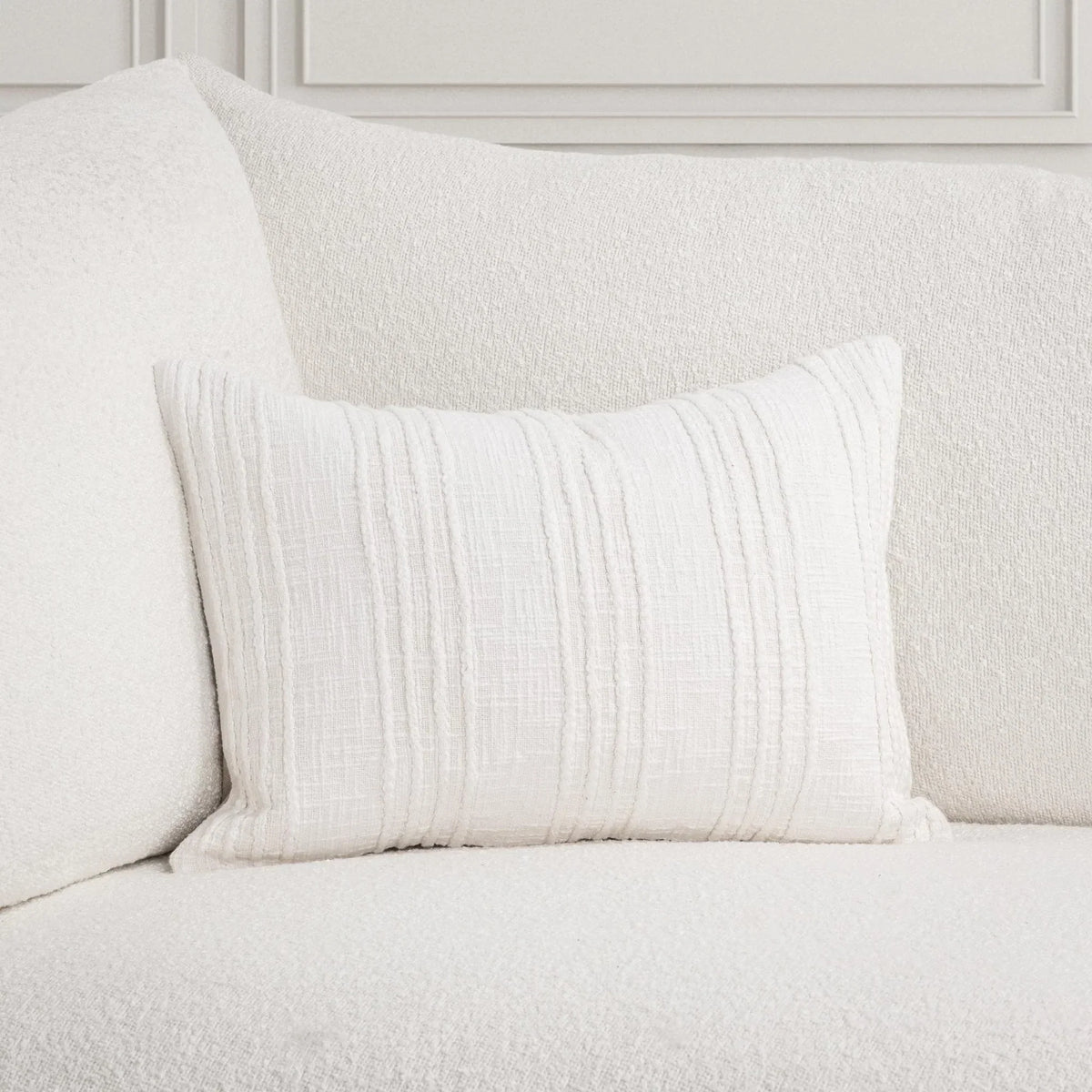 SLD Gratitude 14x20 Pillow, White