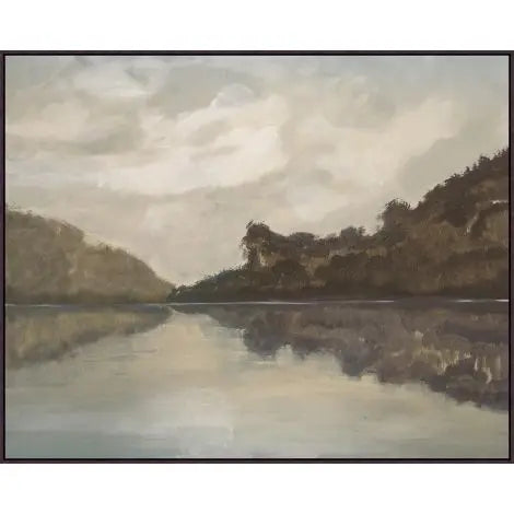 Reflection Art, 51x41, Black Frame