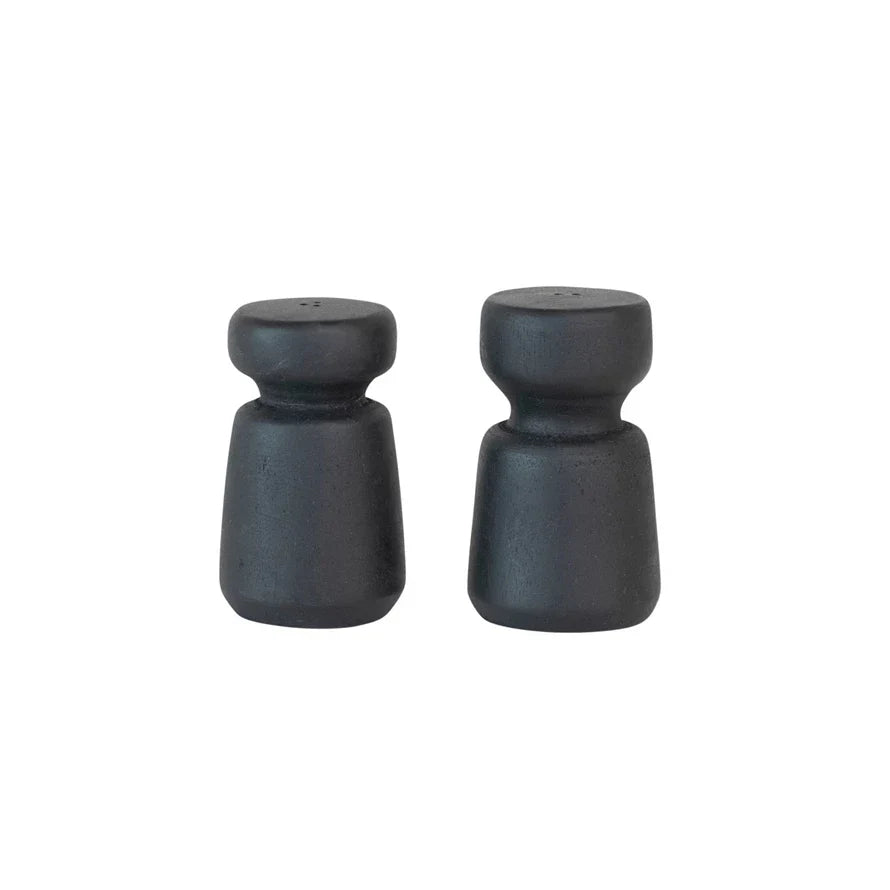Black Salt&Pepper Shakers