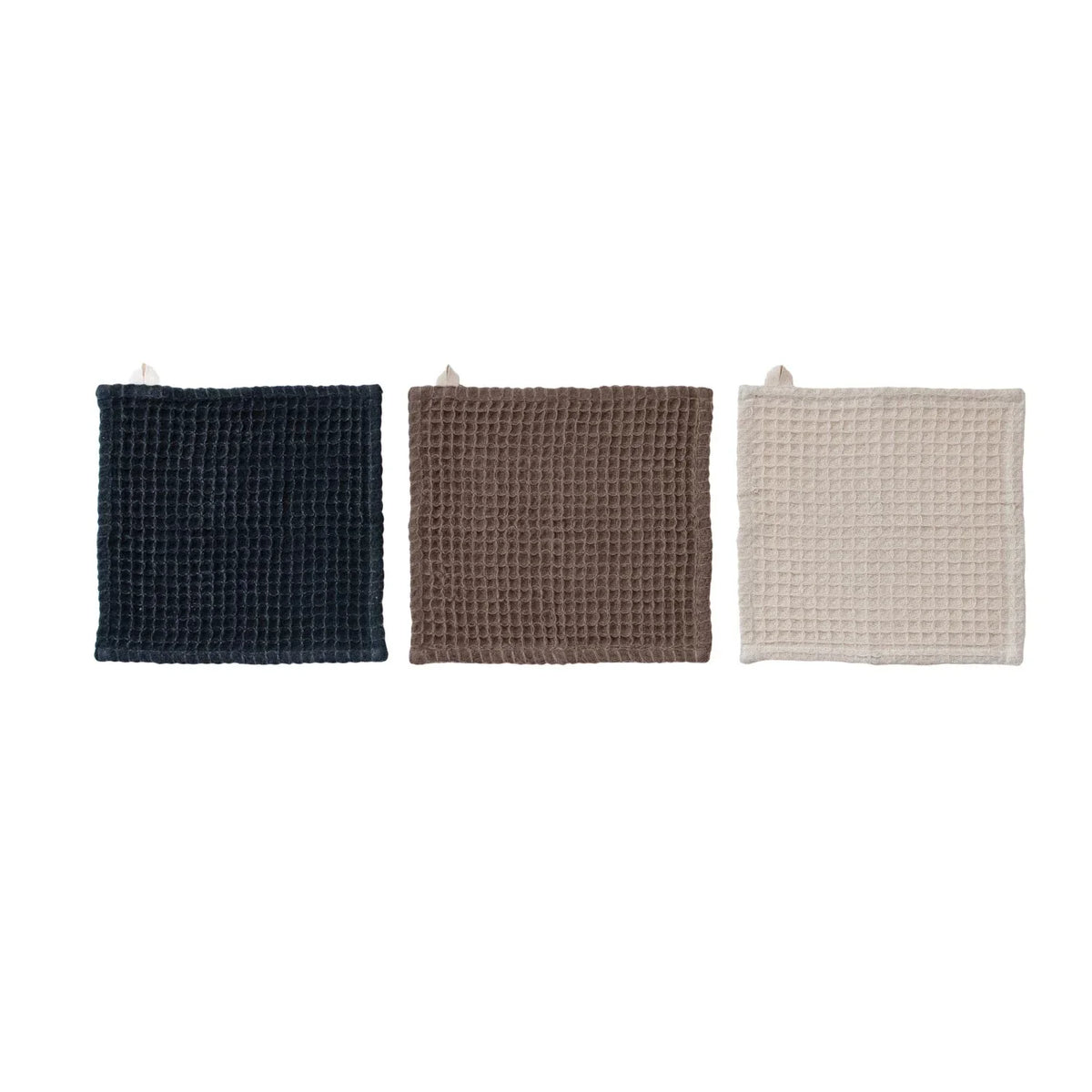 Waffle Weave Dish Cloths w/ Serving Board