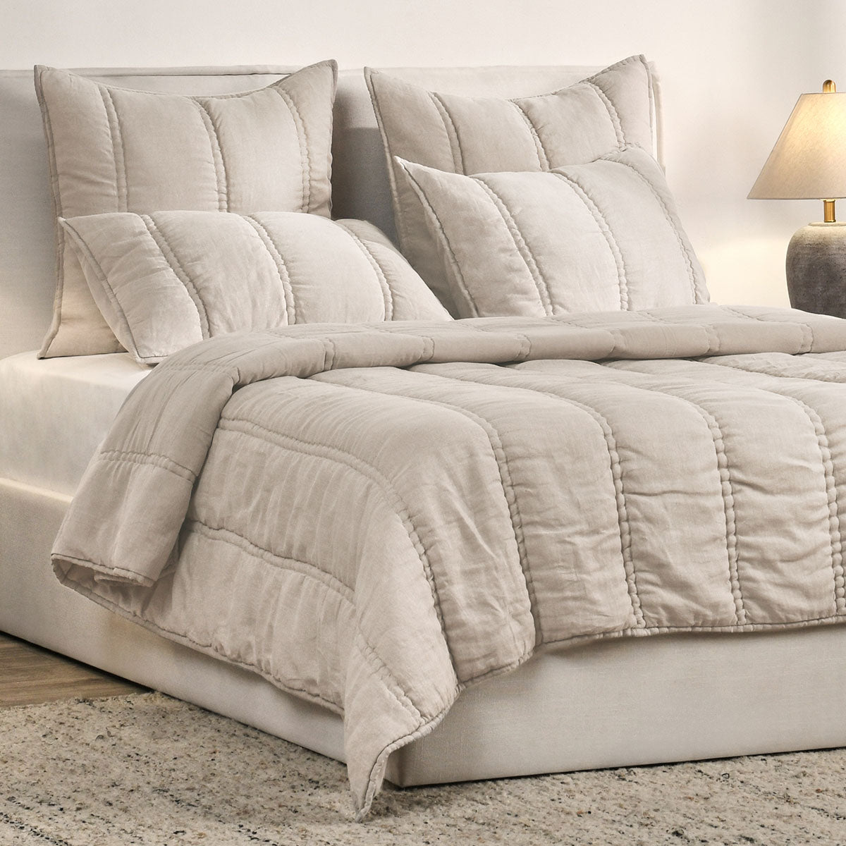 Row Euro Sham, Taupe