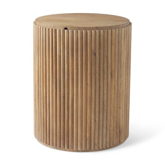Terr Side Table, Light Brown