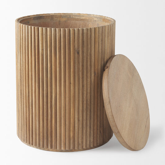 Terr Side Table, Light Brown