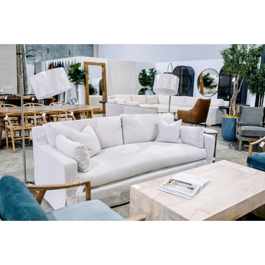 Eden 95" Sofa, Performance Linen