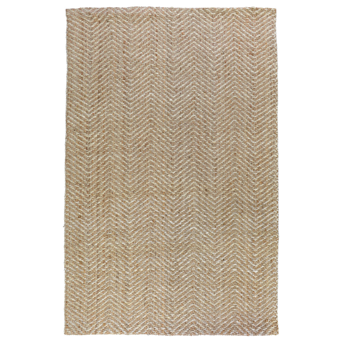 Herringbone Nat/Ivory 9x12