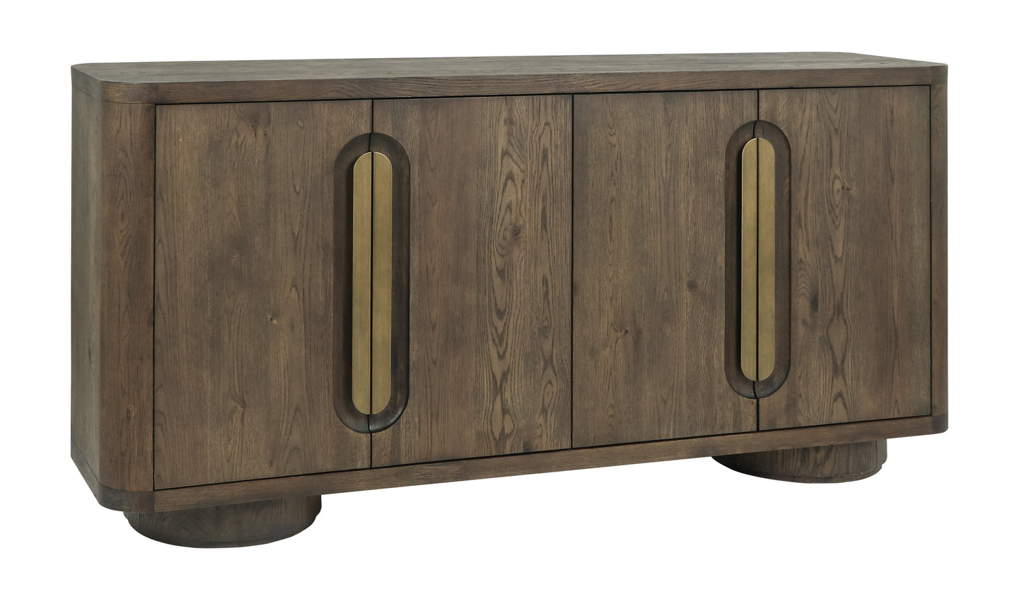Thorstan 4 Door Buffet Toasted Brown