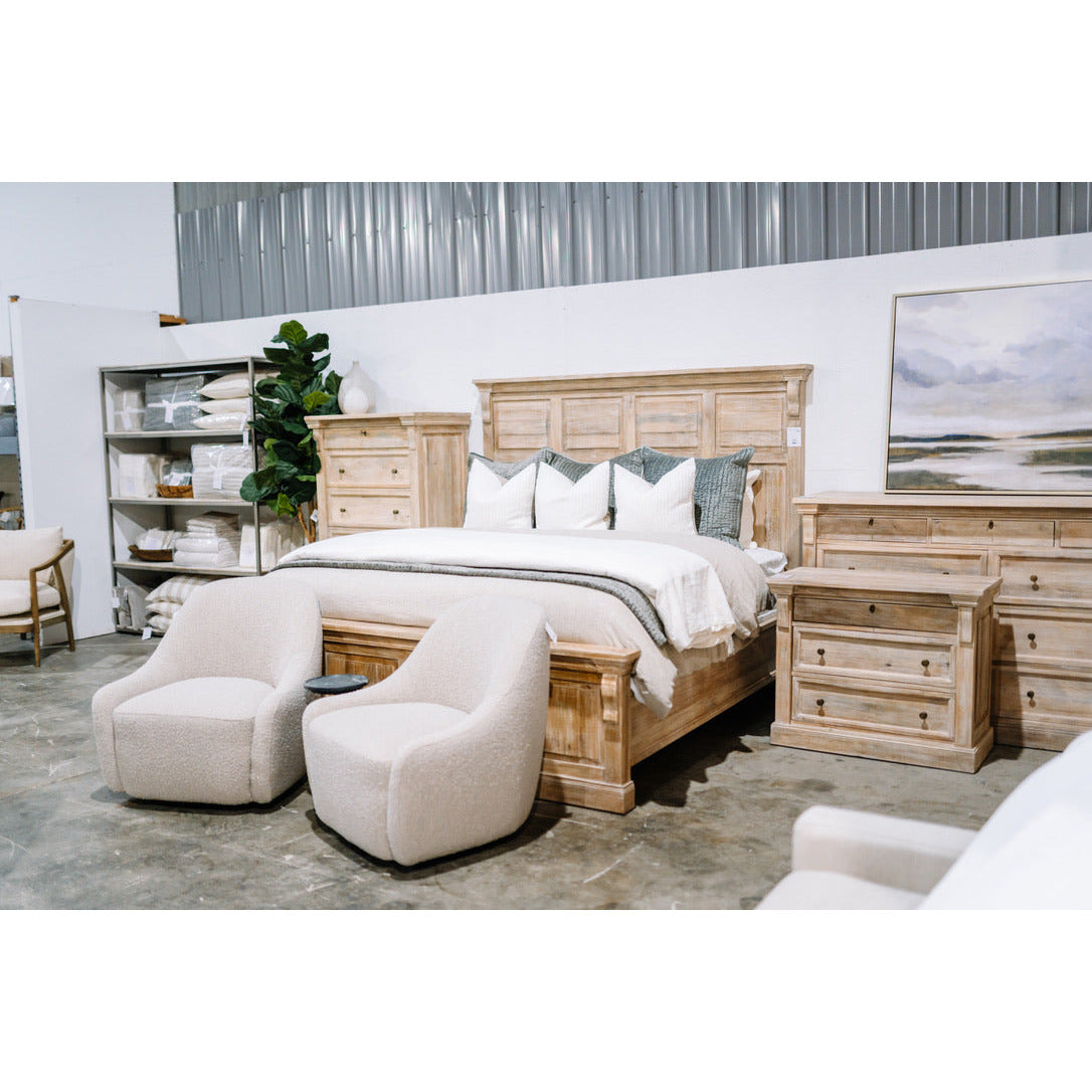 Adel 3-Drawer Nightstand, Natural