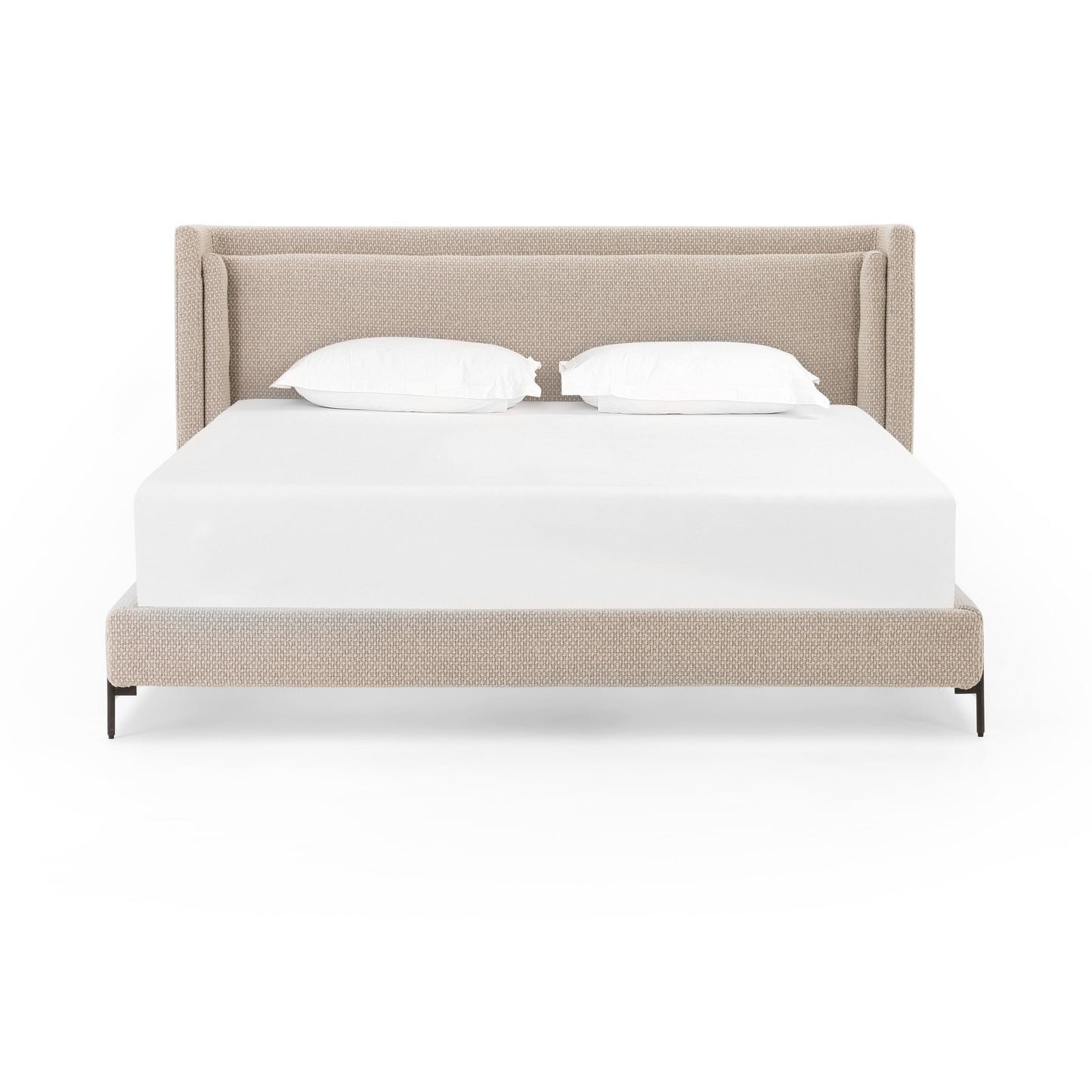 Dunstan Bed - Perin Oatmeal