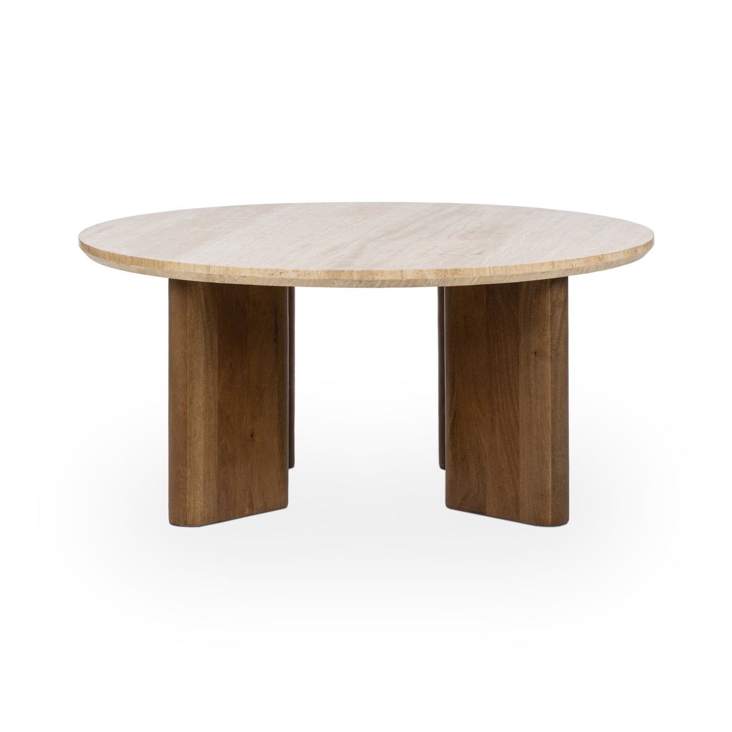 Isenric 40" Round Coffee Table Tan