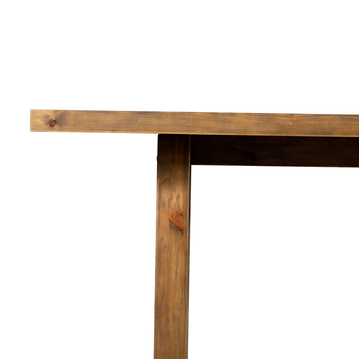 Otto 110" Dining Table, Waxed Pine