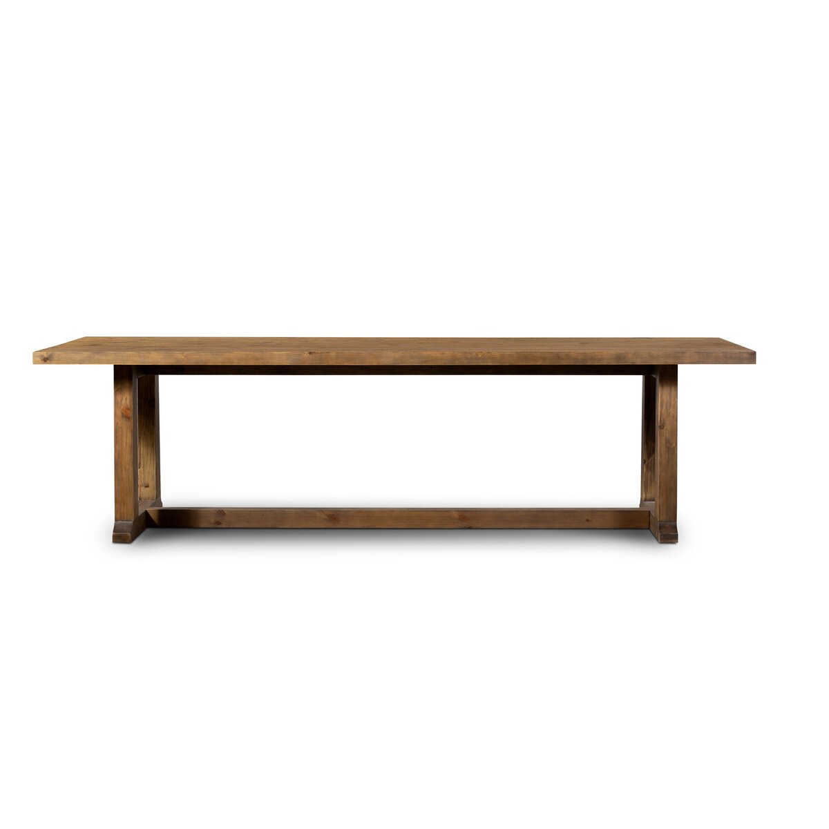 Otto 110" Dining Table, Waxed Pine