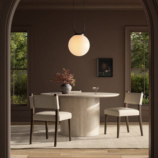 Ferr Dining Chair, Crypton Nomad Snow