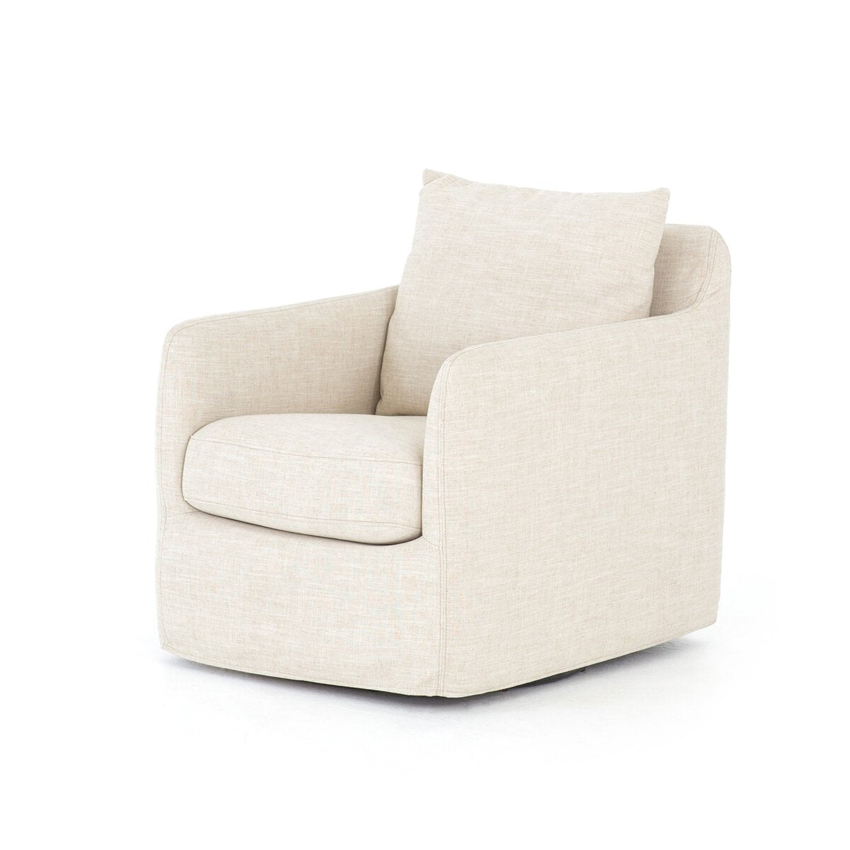 Barnett Slipcover Swivel Chair