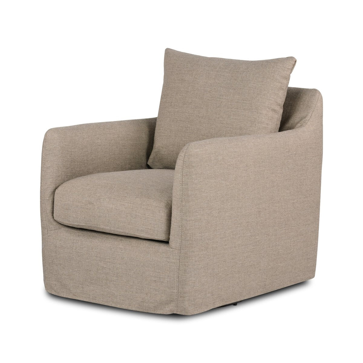 Barnett Slipcover Swivel Chair