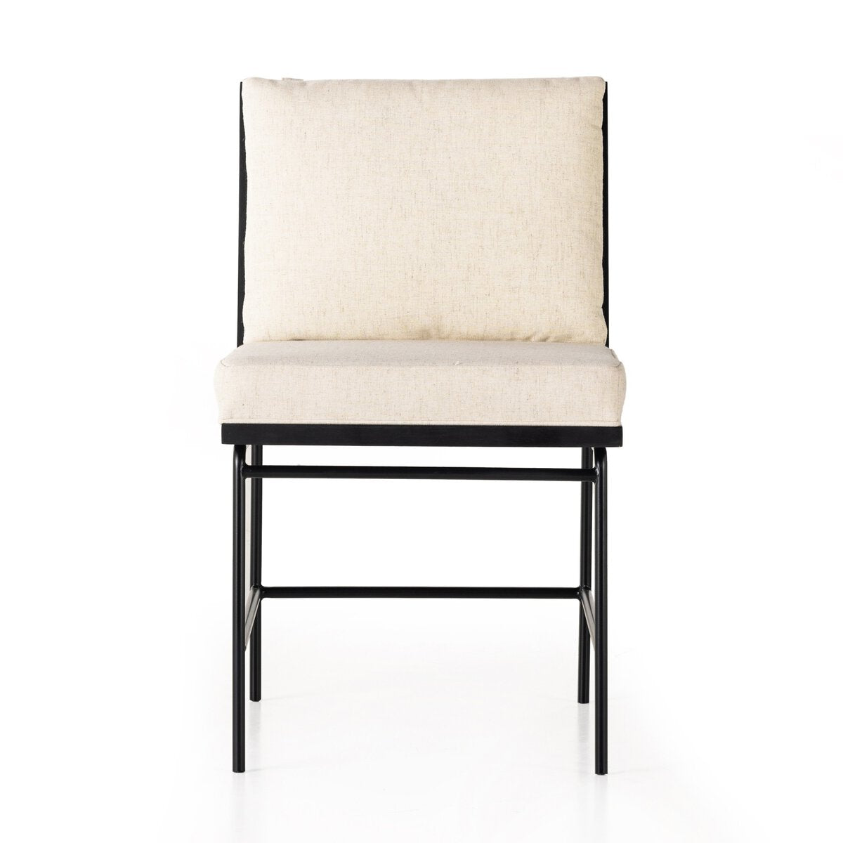 Cret Dining Chair, Black/Flax Performance