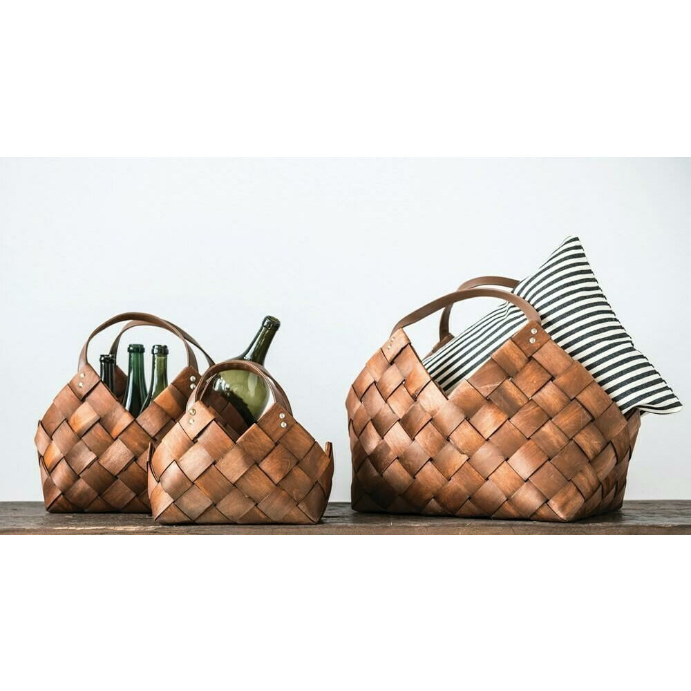 MED Woven Basket, Brown