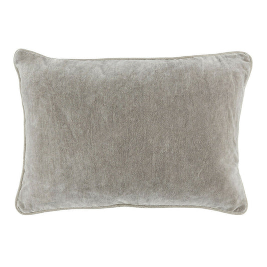 14x20 Velvet Pillow, Silver