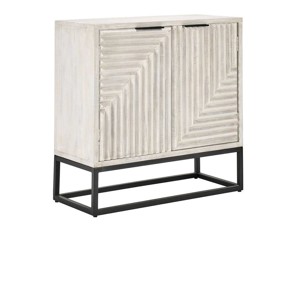 Flint 2 Door Cabinet Coastal White