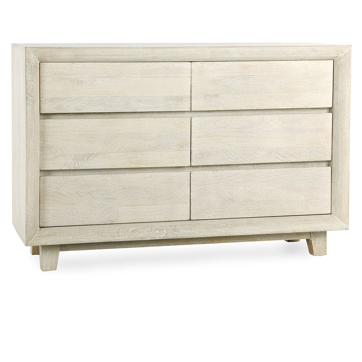 Roderick 6 Drawer Dresser Seashell White