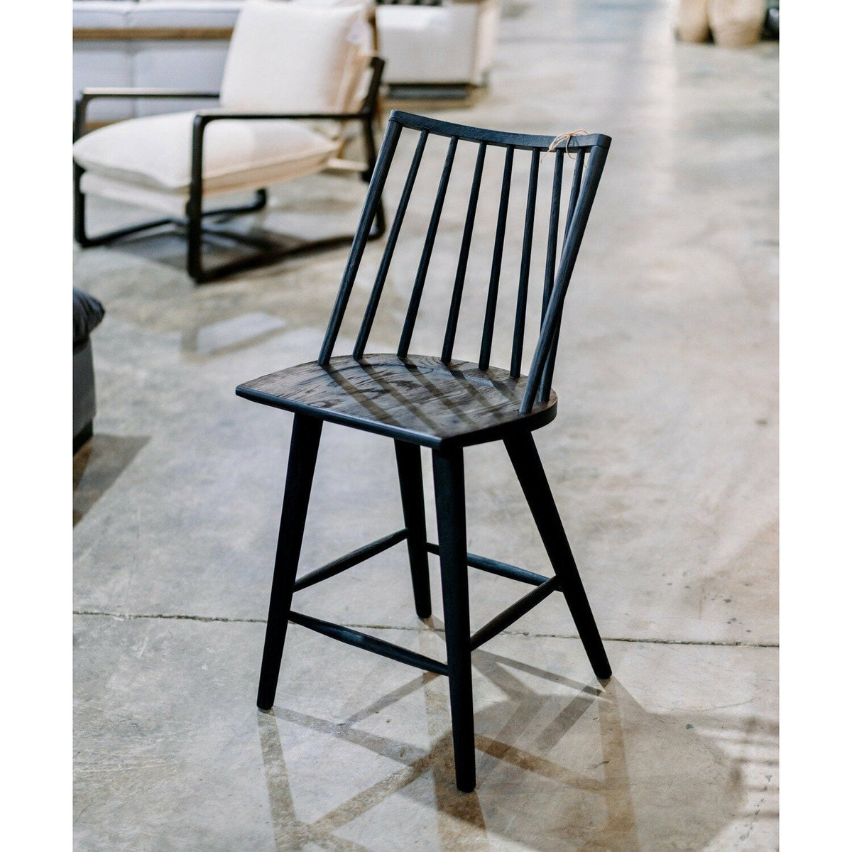 Lew Counter Stool, Black