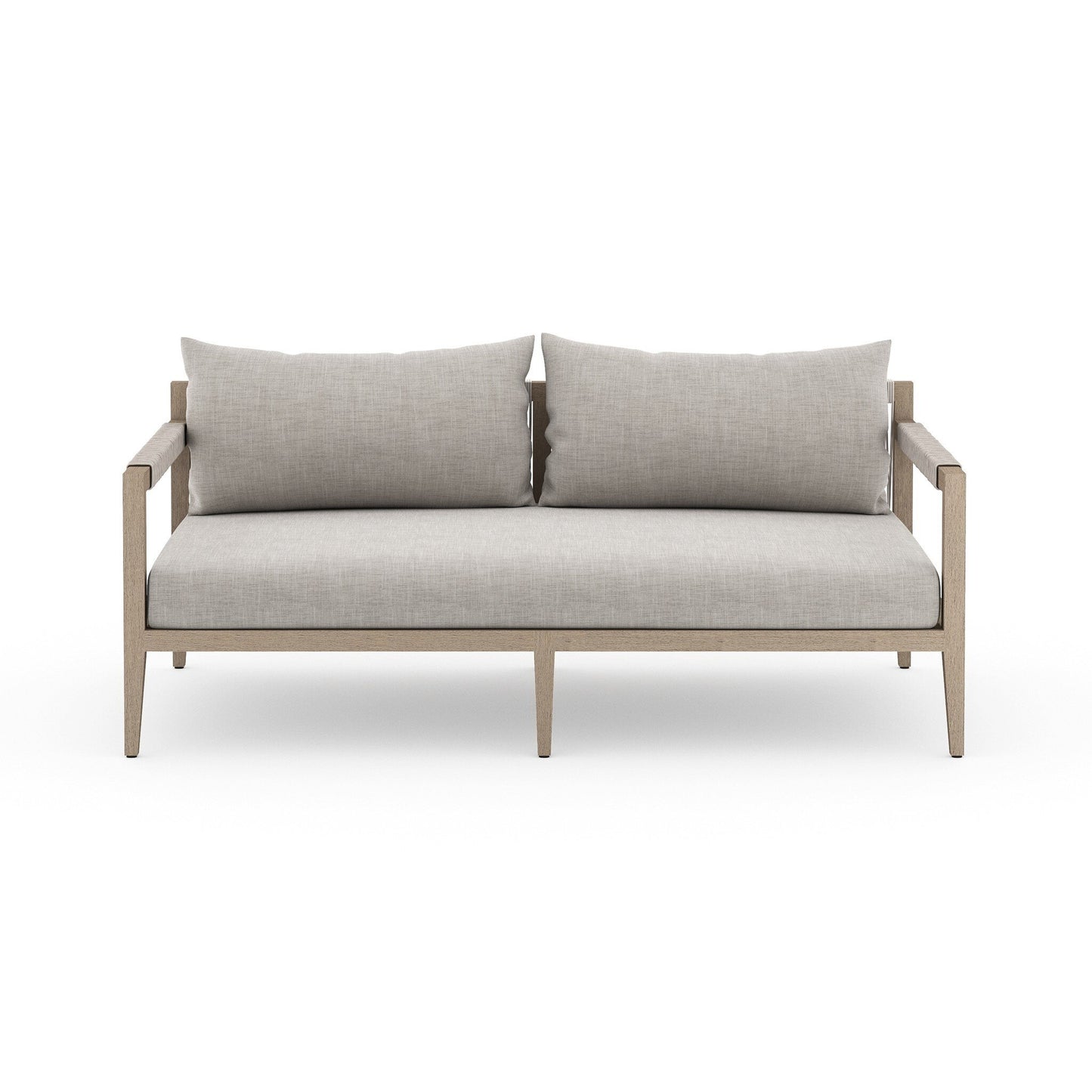 Sutton Outdoor Sofa, Washed Brown - Venao Grey