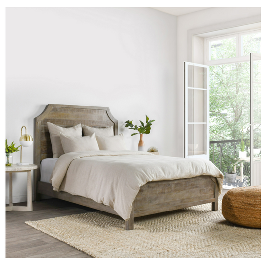 Jay 3-pc King Duvet Set, Natural