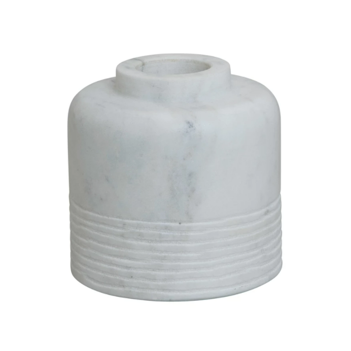 3" Carved Marble Vase