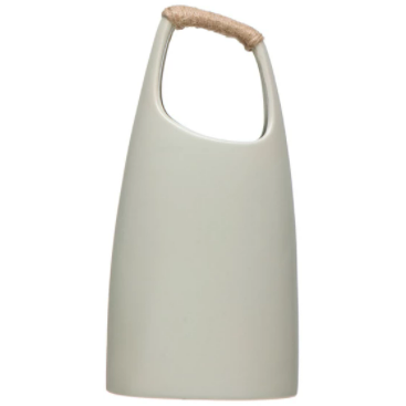 Gray Stoneware Vase, Clearance