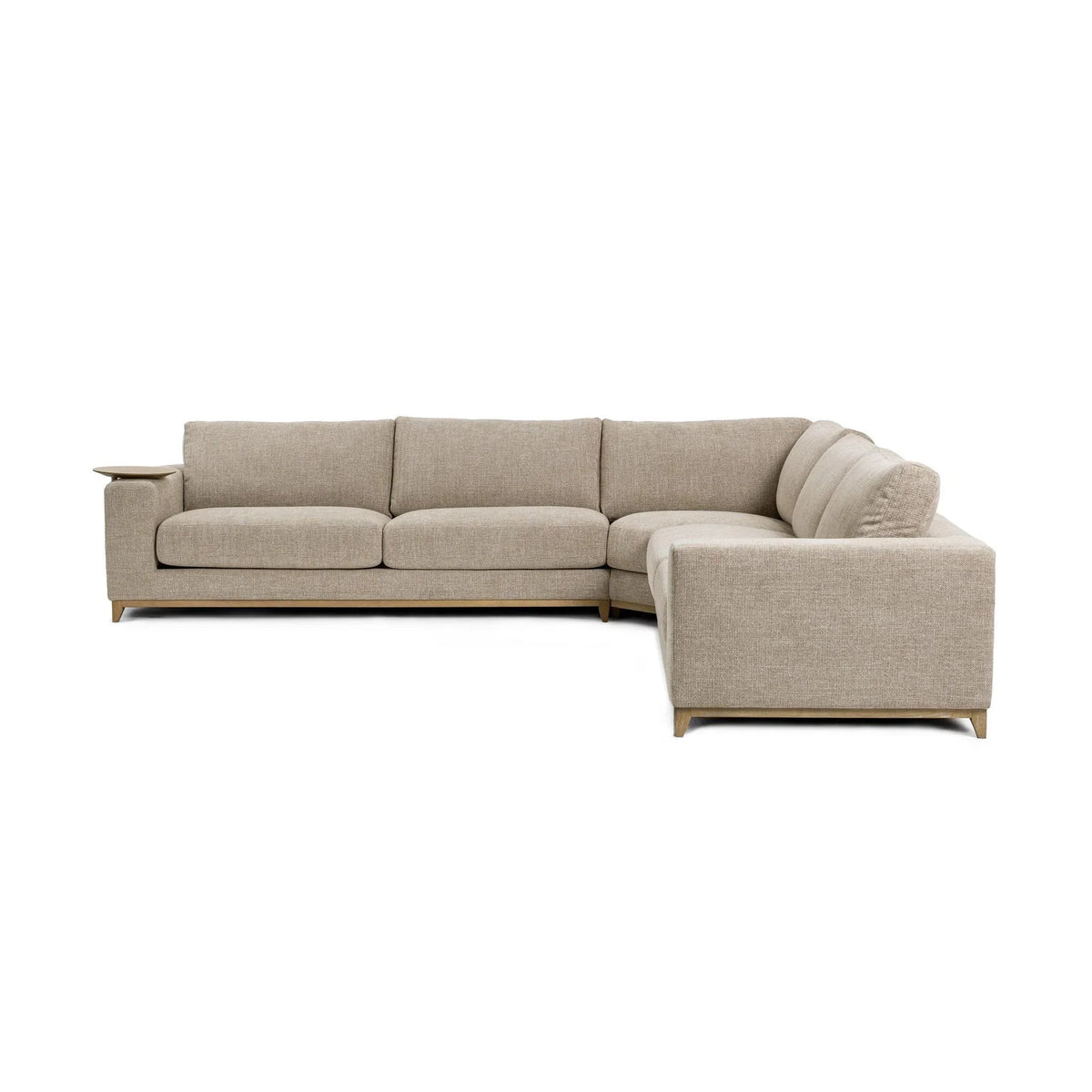 Donovan 132” Sectional, Bisque
