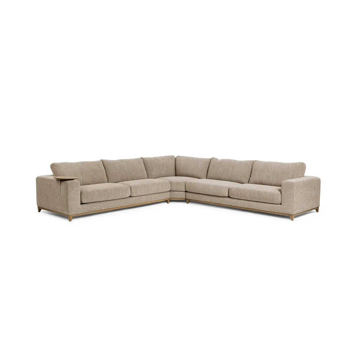 Donovan 132” Sectional, Bisque