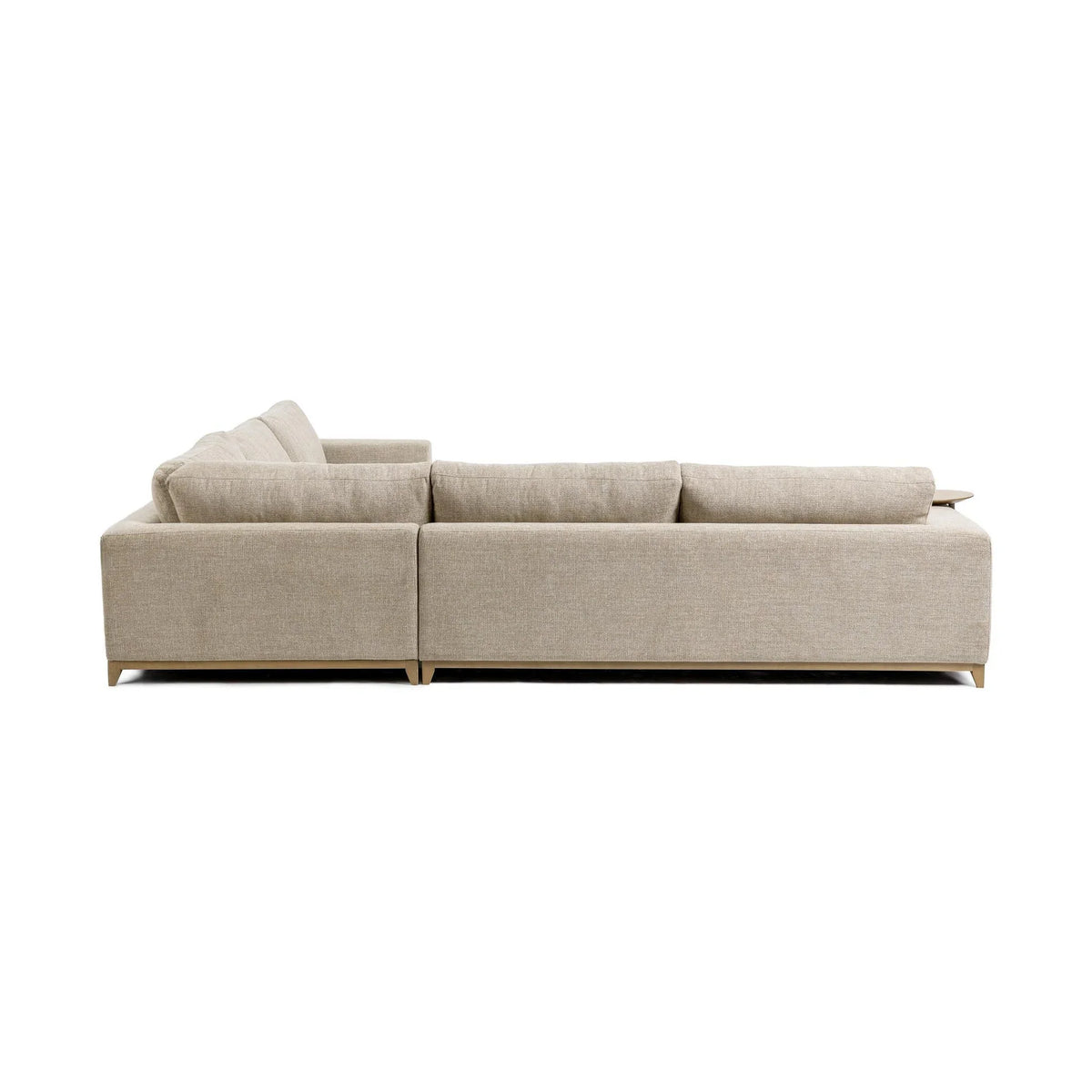 Donovan 132” Sectional, Bisque