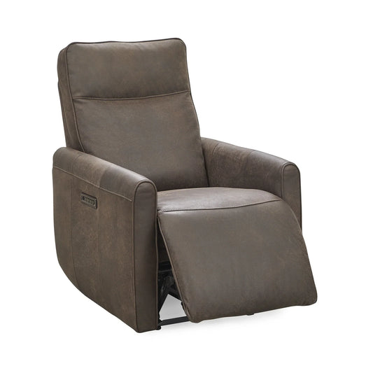 Vivica Leather Power Recliner, Dark Brown
