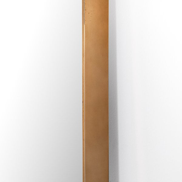 Glenn floor Mirror, Brass