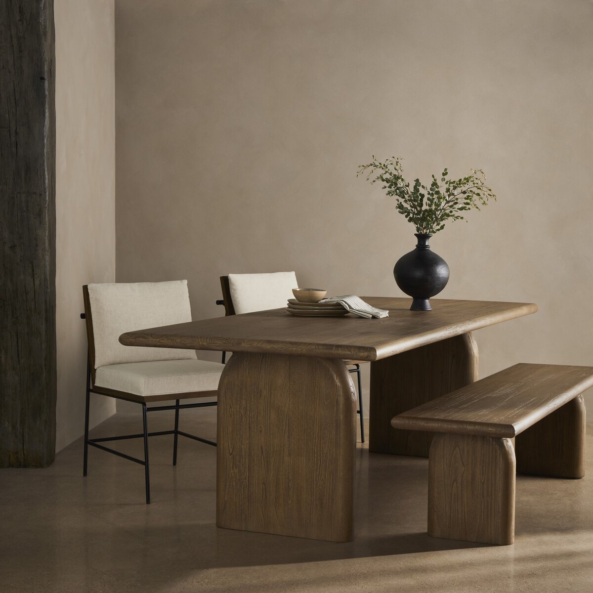 Sigeric Dining Table - Aged Drift Mindi