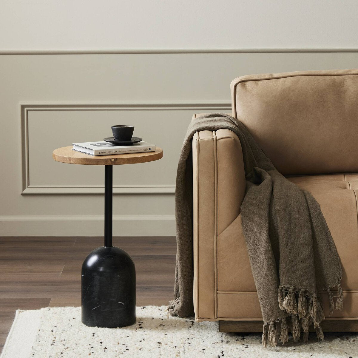 Fenric Accent Table - Natural Oak